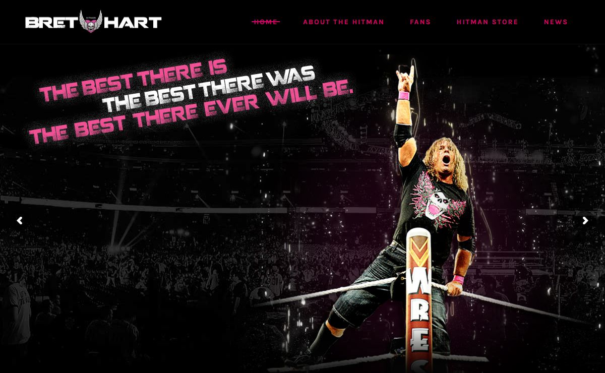 Bret Hart – Official Site of WWE Hall of Famer Bret "The Hitman" Hart – Official Site of Bret "The Hitman" Hart