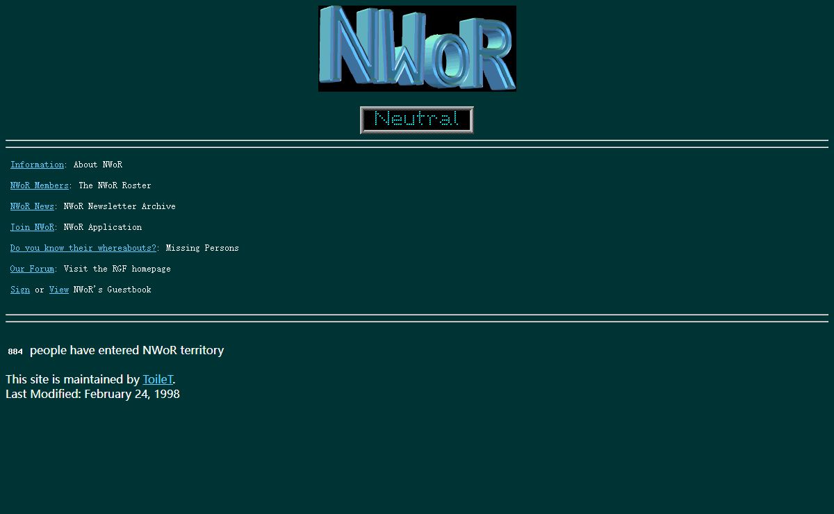 NWoR
