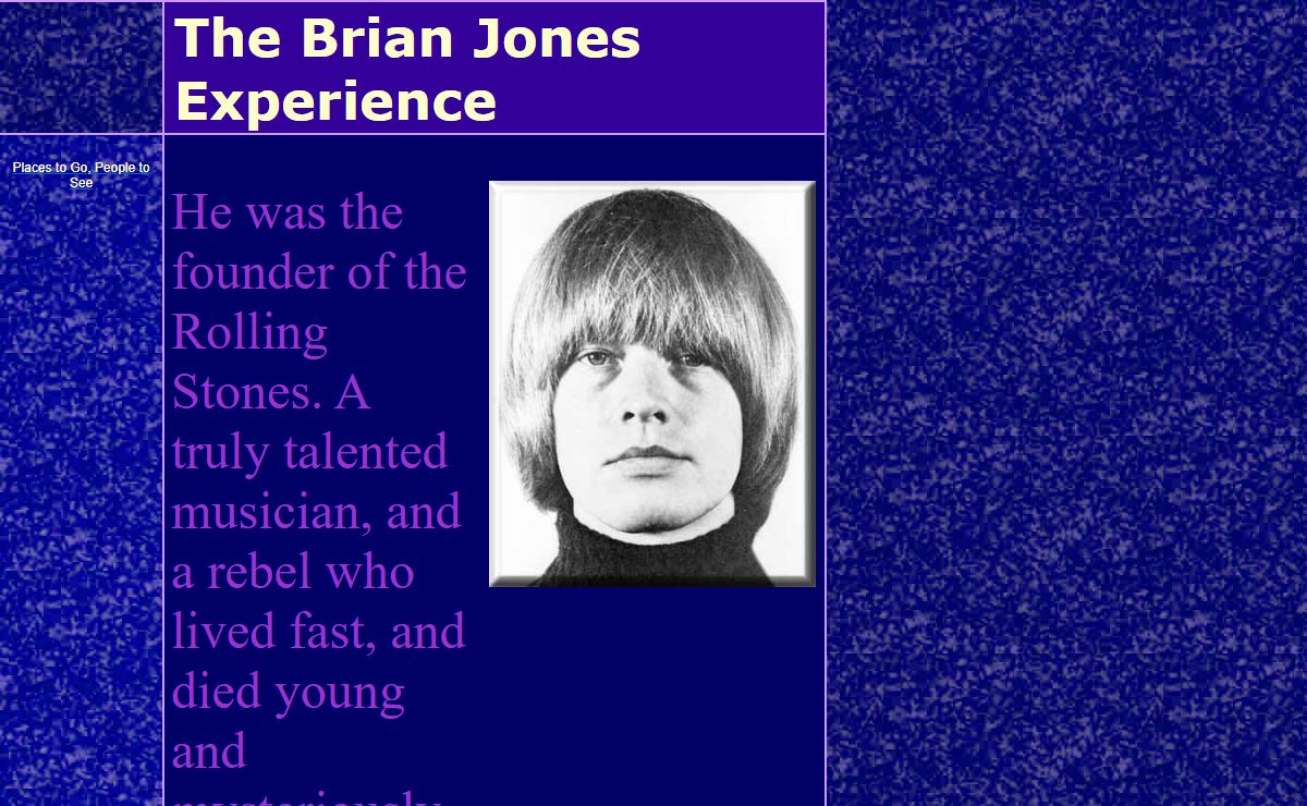 The Brian Jones Experience