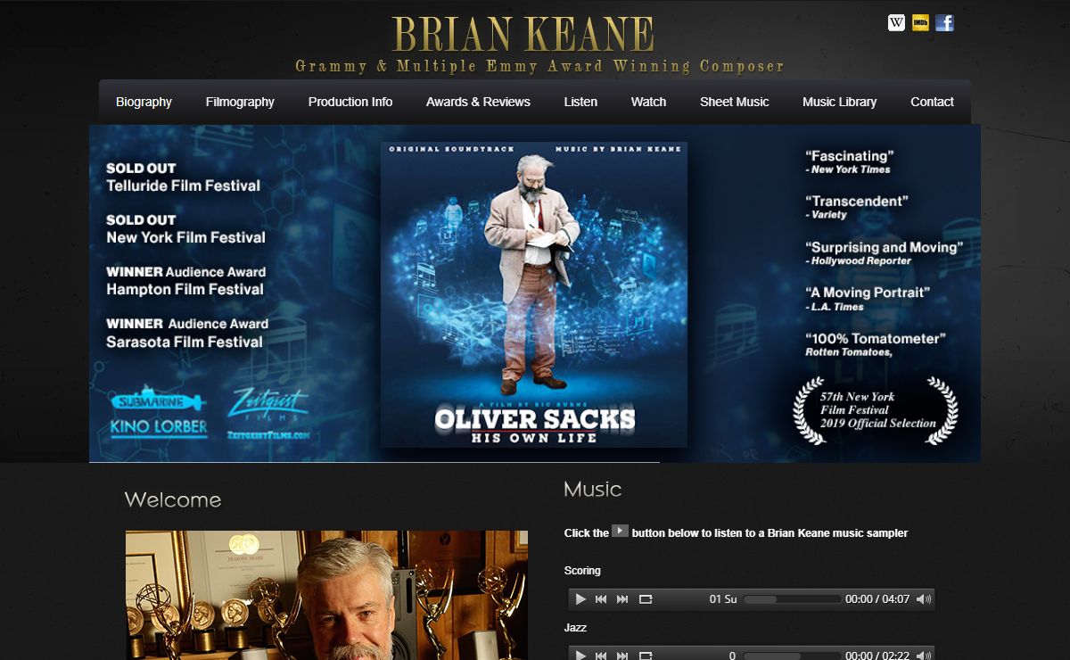 Brian Keane - Emmy Award Winning Film & Television Composer