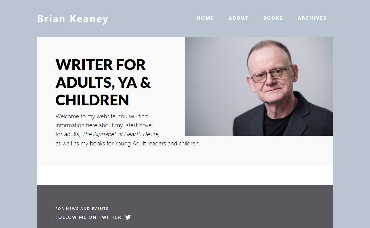 Brian Keaney – Author and Writing Coach