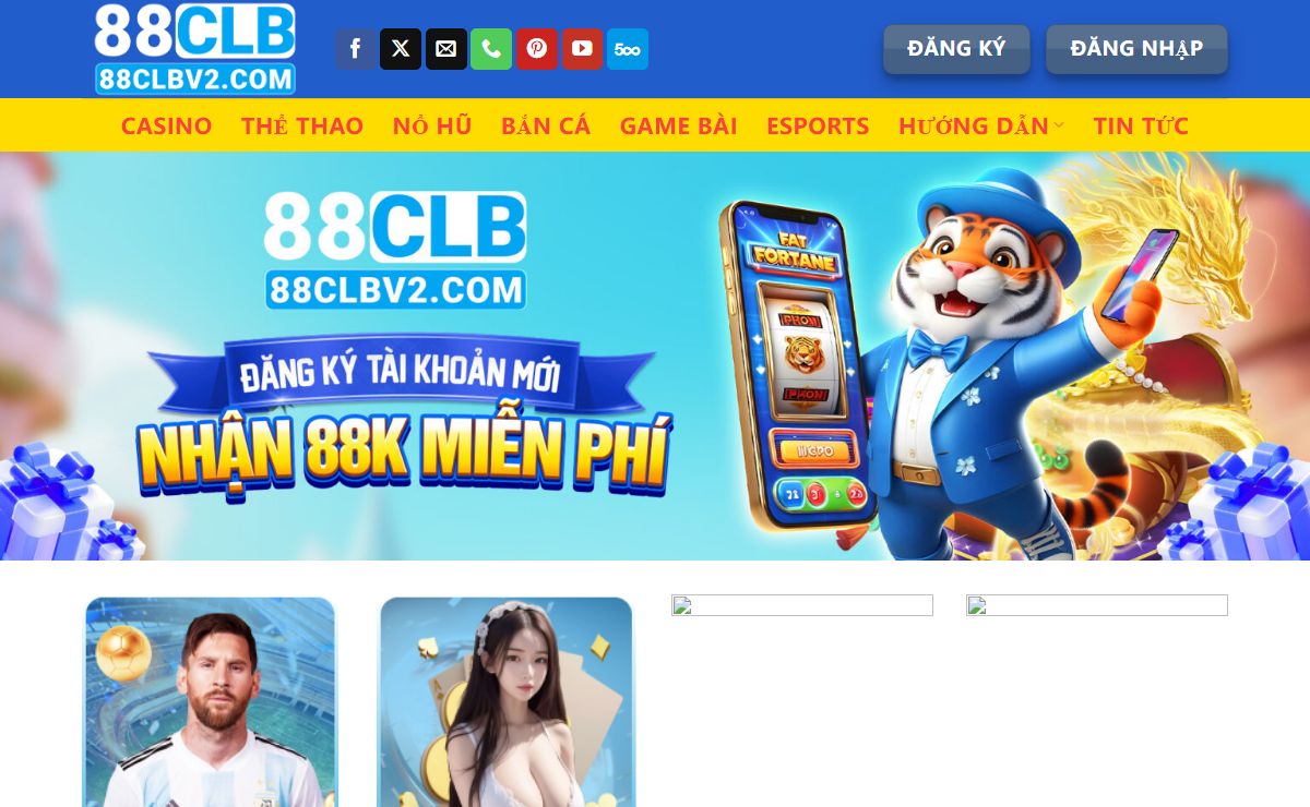 88CLB - TRANG CHỦ 88CLB CHÍNH THỨC [ĐĂNG KÝ +199K]