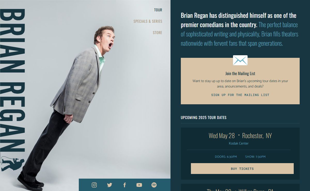 Brian Regan: The Official Site