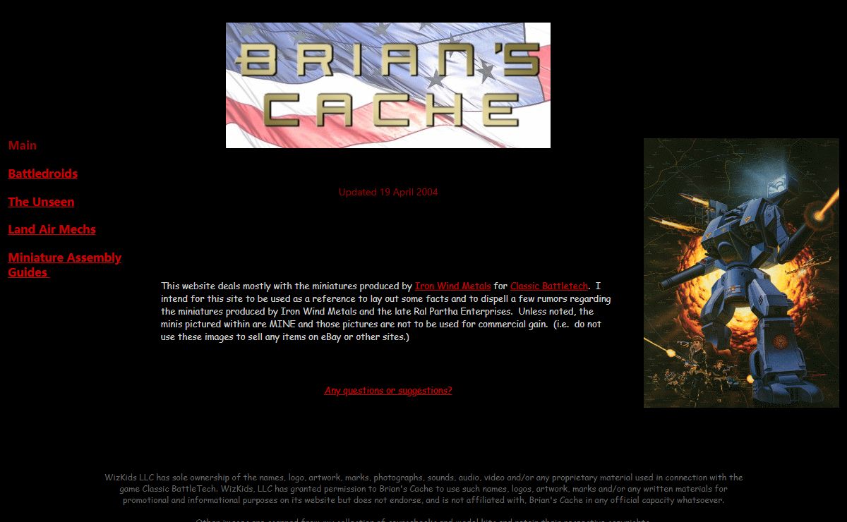 Brian's Cache *USA*