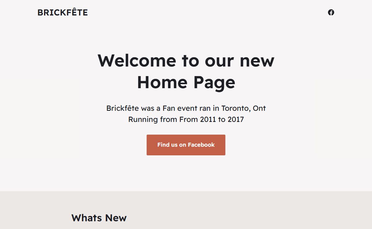 Brickfête - For the fans, by the fans.