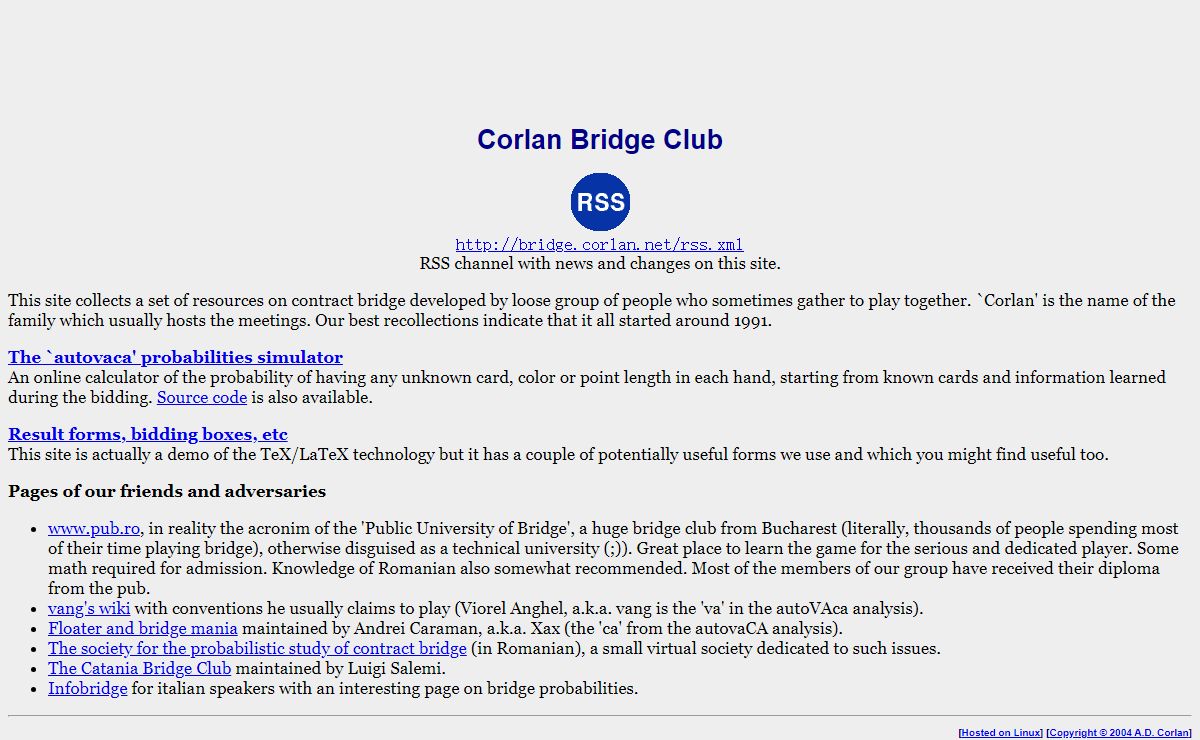 The Corlan Bridge Club