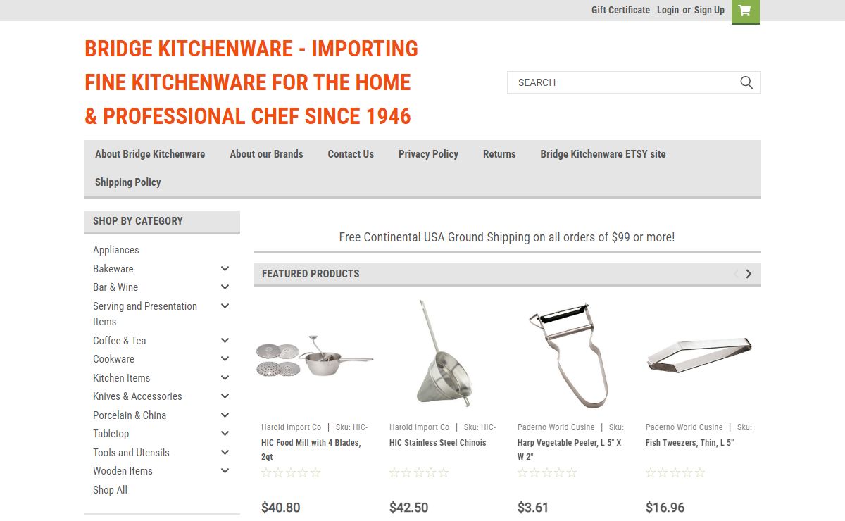 Bridge Kitchenware