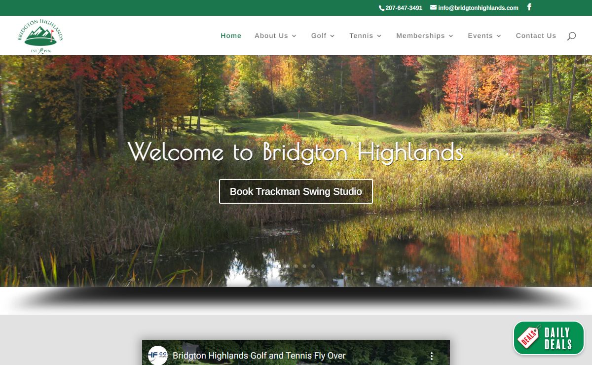 Golf Course & Tennis Club Near Bethel, ME | Bridgton Highlands
