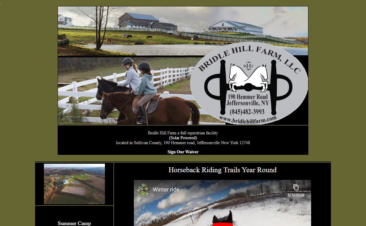 Horseback riding, Lessons and Boarding at Bridle Hill Farm, Jeffersonville NY 12748