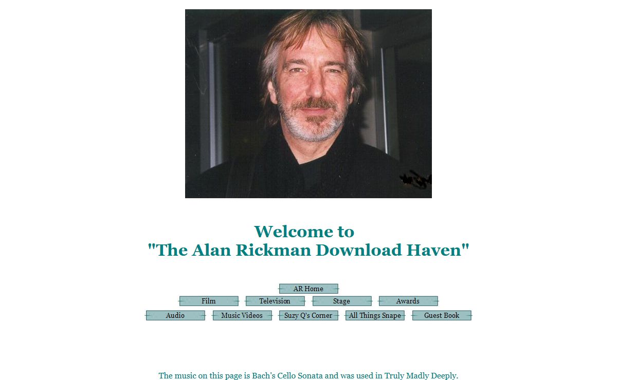 The Alan Rickman Download Haven