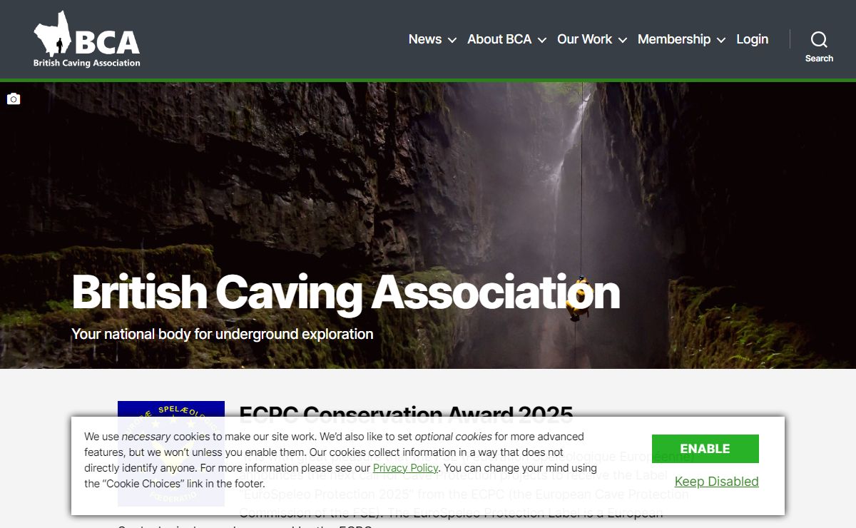British Caving Association - Underground in the British Isles