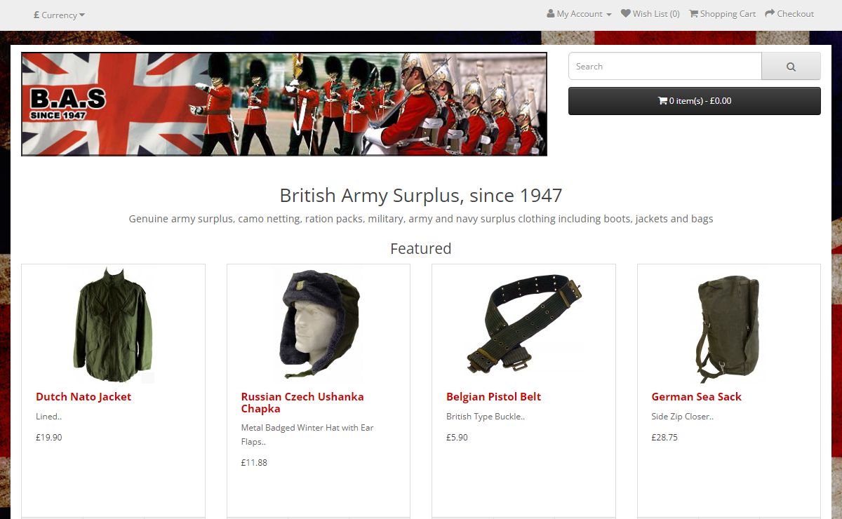 British Army Surplus