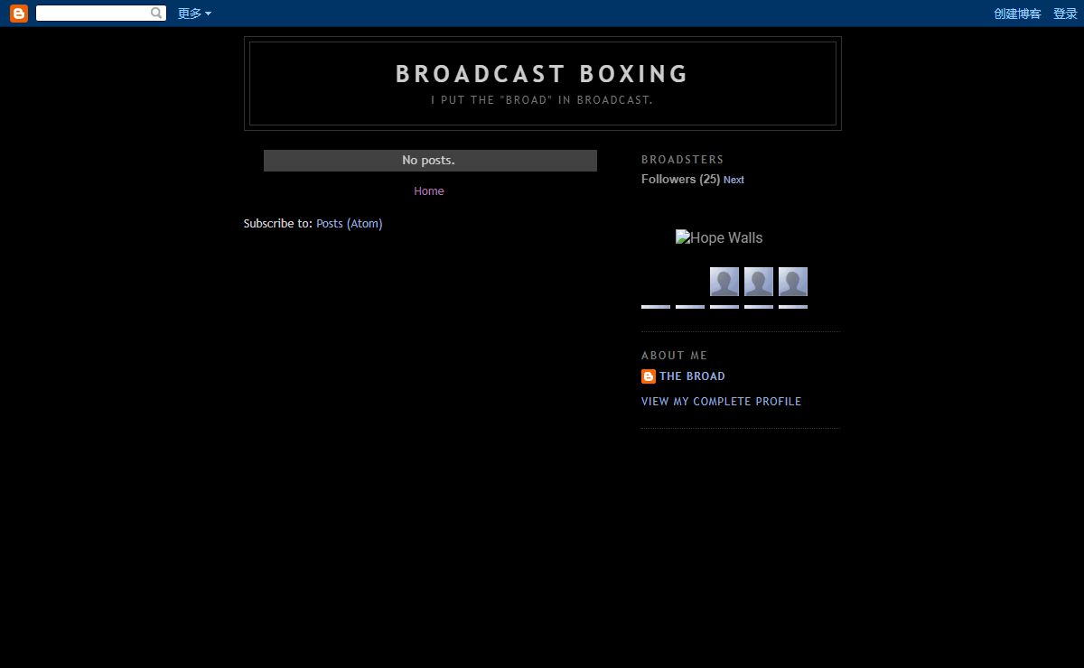 Broadcast Boxing