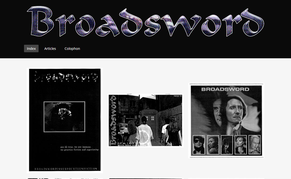 Index | Broadsword
