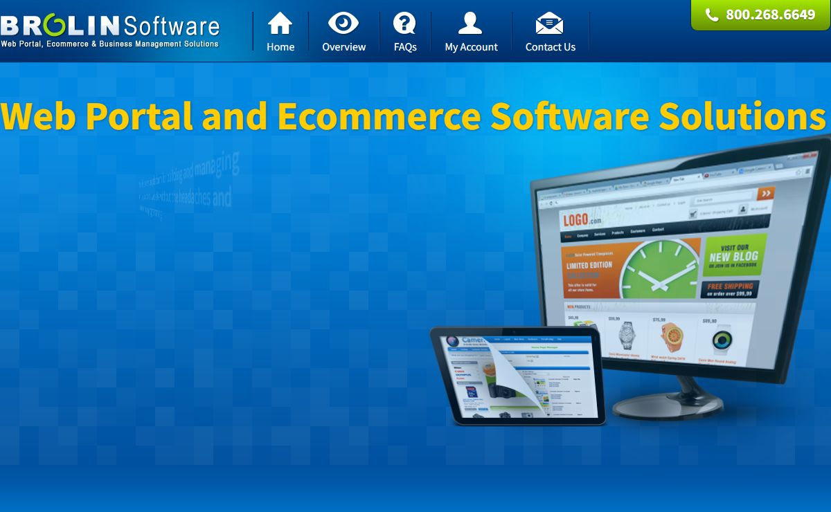 Brolin Software Website Design eCommerce and Web Portal Solutions