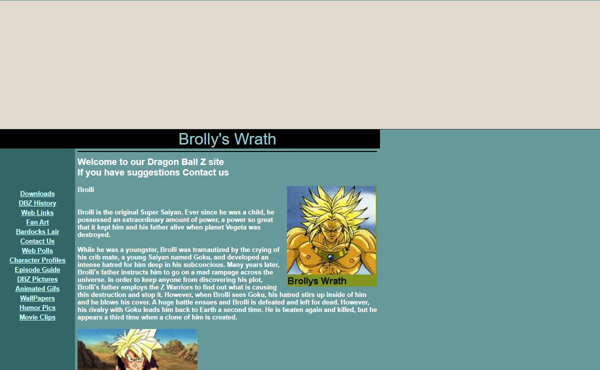 Brolly's Wrath
