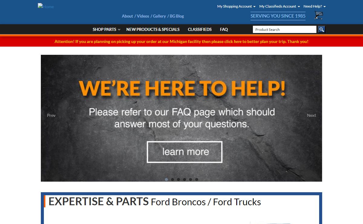 Ford Bronco and Truck Restoration Parts | Jeff's Bronco Graveyard