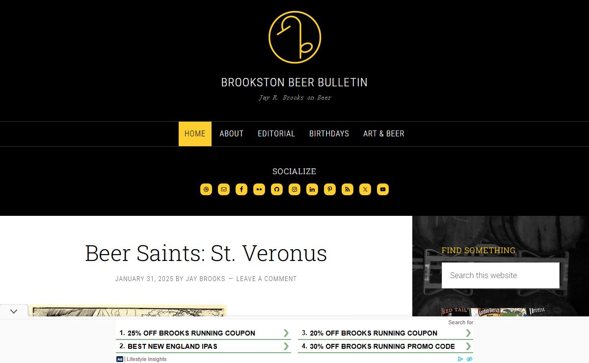 Brookston Beer Bulletin – Jay R. Brooks on Beer