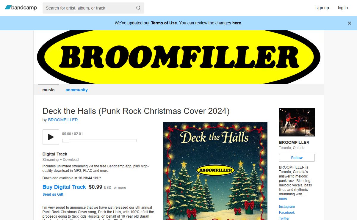 Deck the Halls (Punk Rock Christmas Cover 2024) | BROOMFILLER