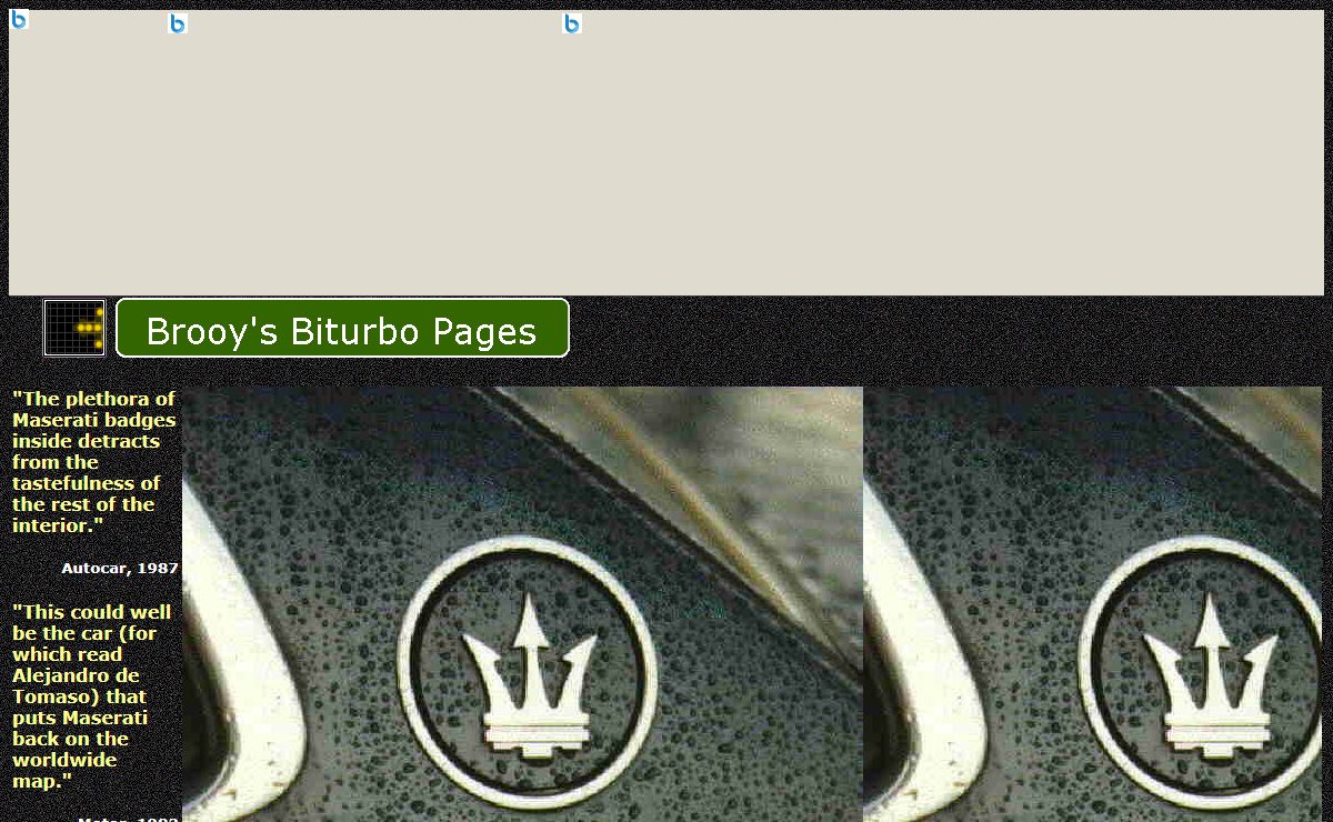 Brooy's Biturbo Pages