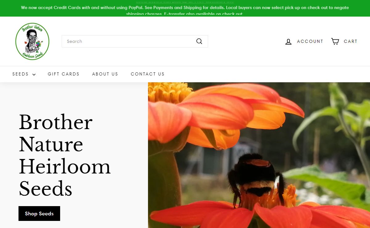 Buy Seeds Canada | Heirloom Seeds Canada | Brother Nature Seeds