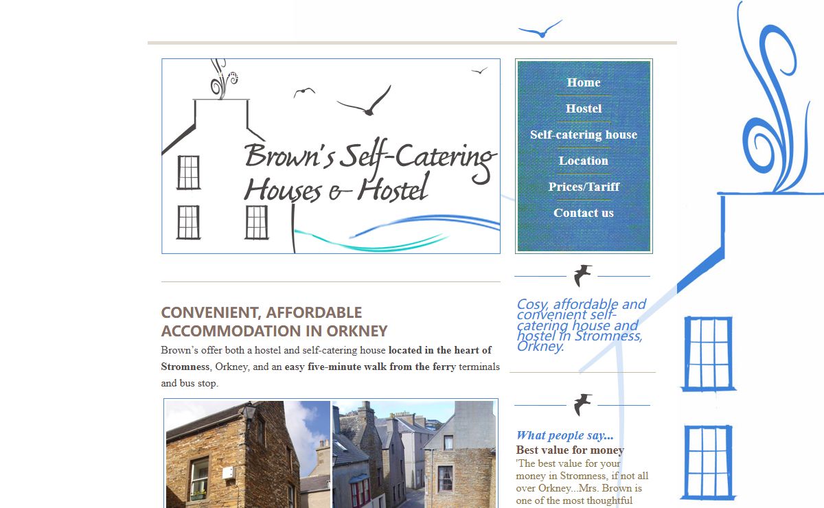 Brown's Self-catering Houses and Hostel – Stromness, Orkney