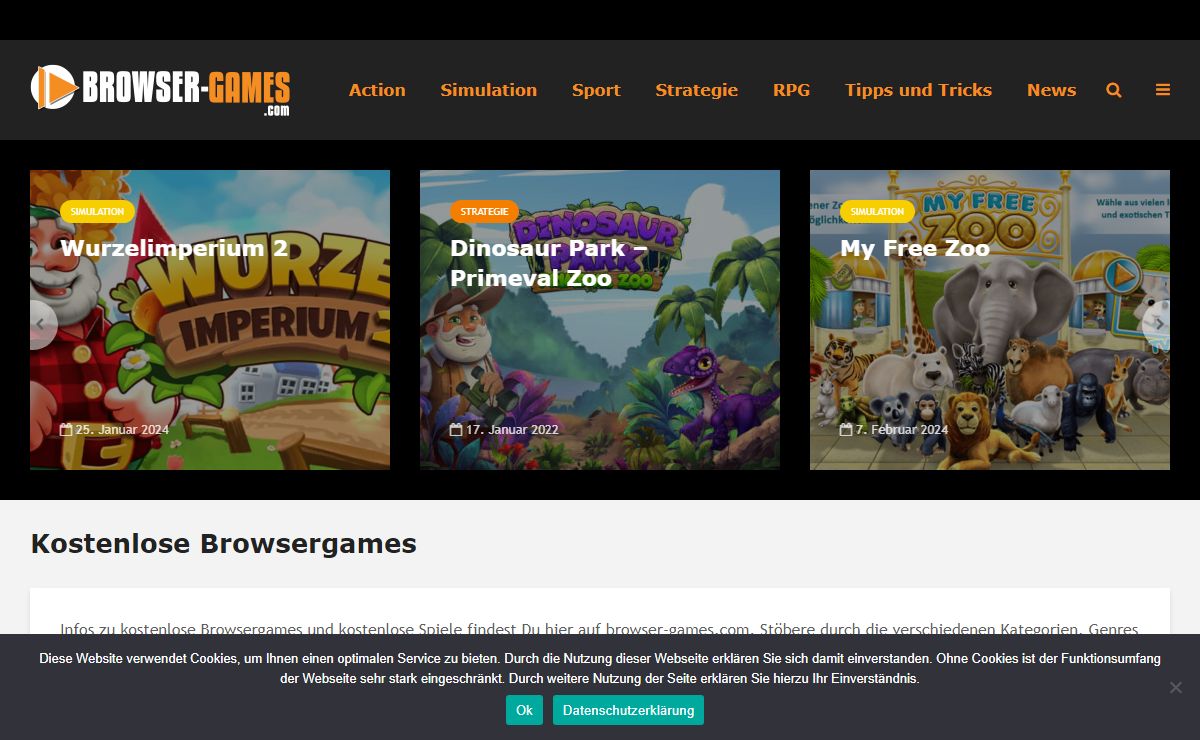 Browsergames – Kostenlose Browsergames