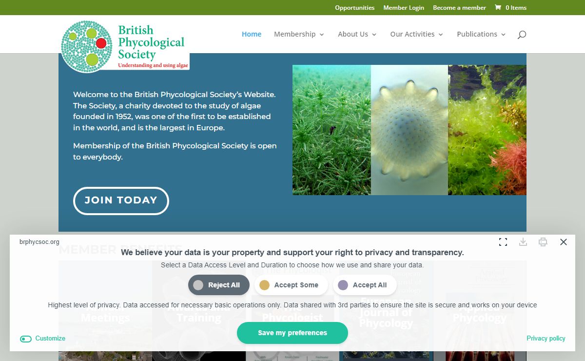 Home - The British Phycological Society