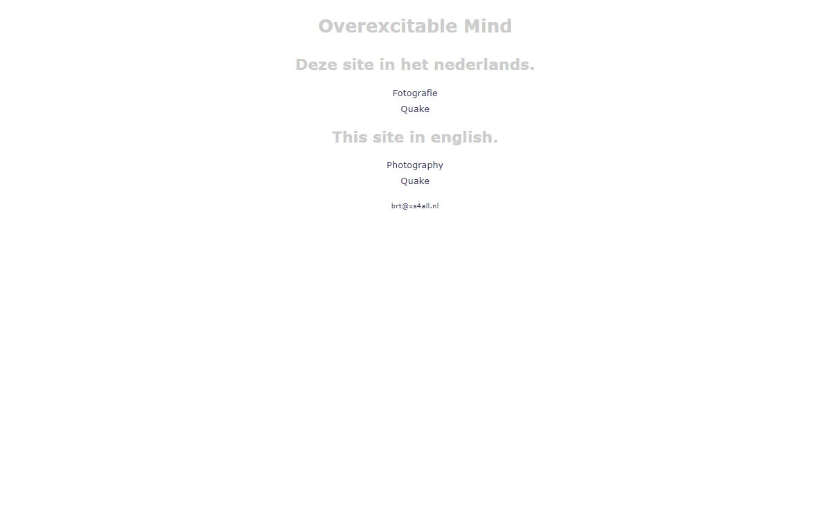 .: Overexcitable Mind :.