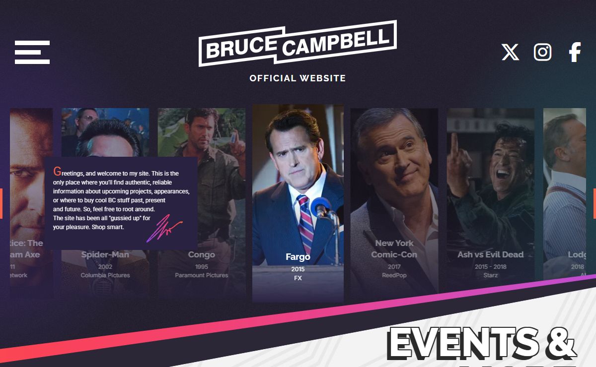 Bruce Campbell - The Official Website