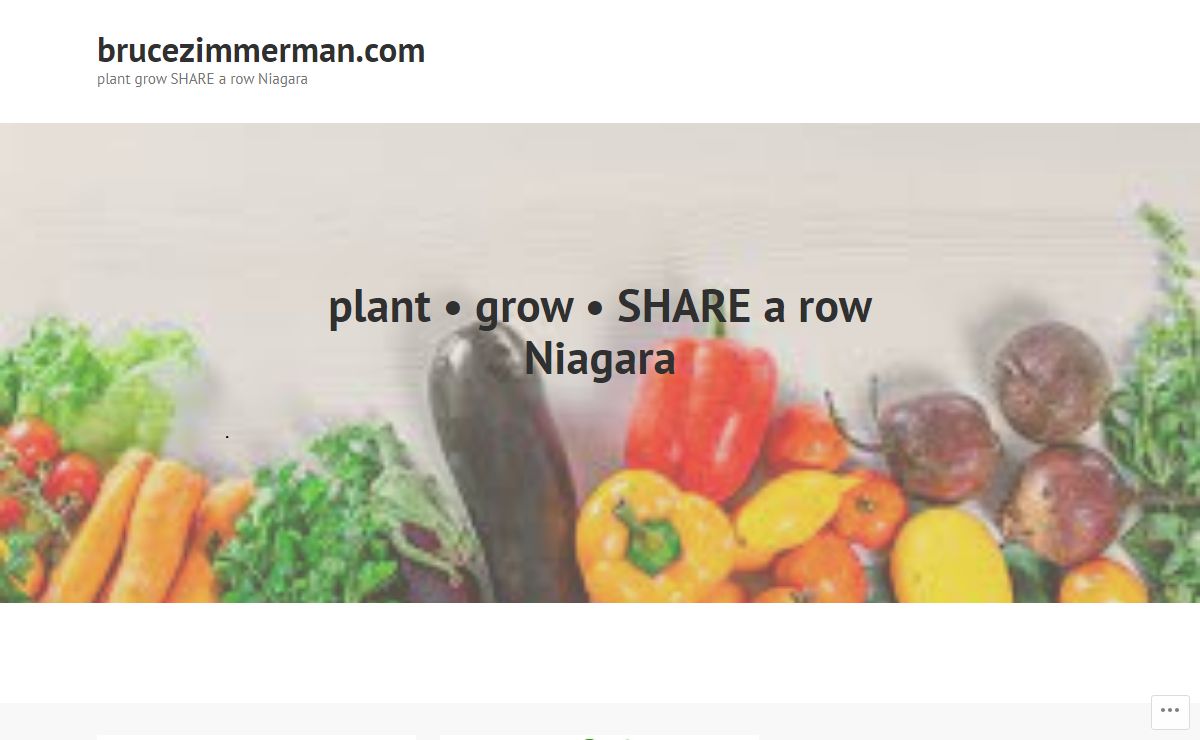 brucezimmerman.com – plant grow SHARE a row Niagara