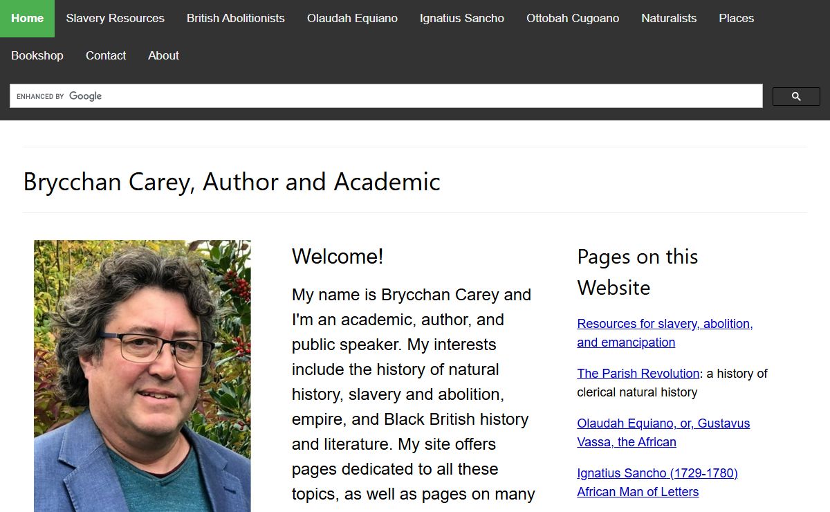 Brycchan Carey - Home Page