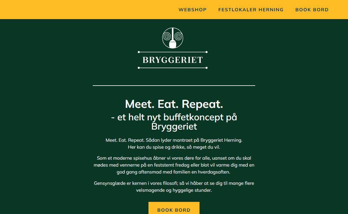 Restaurant i Herning | Besøg Bryggeriet på Torvet i Herning