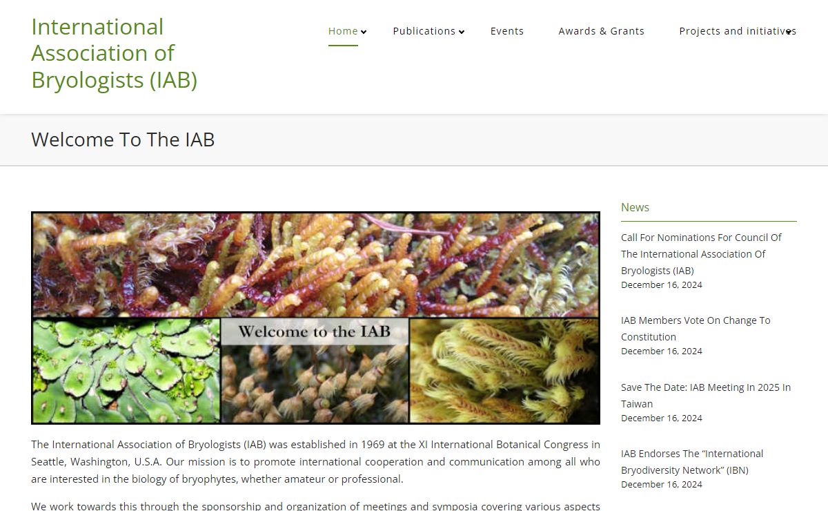 International Association of Bryologists (IAB)