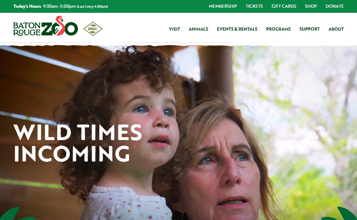 BREC's Baton Rouge Zoo | Home