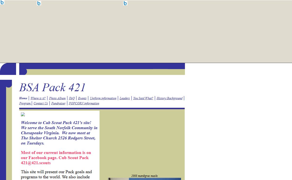 BSA Pack 421