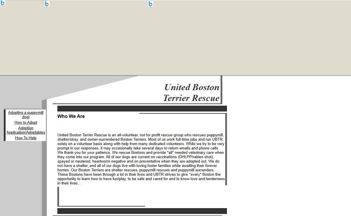 United Boston Terrier Rescue