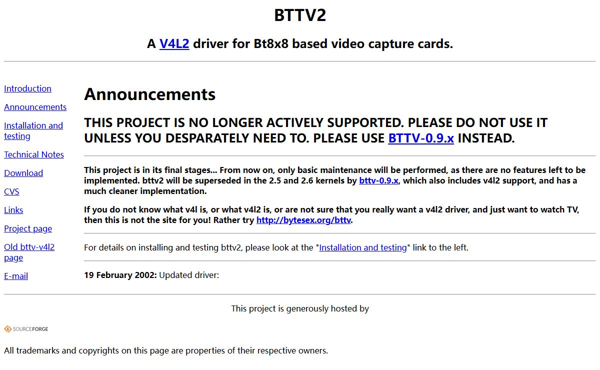 BTTV-V4L2