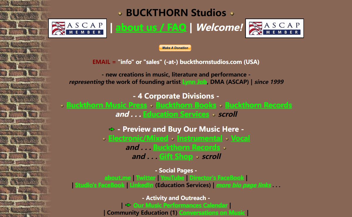 Lynn Job: BUCKTHORN STUDIOS