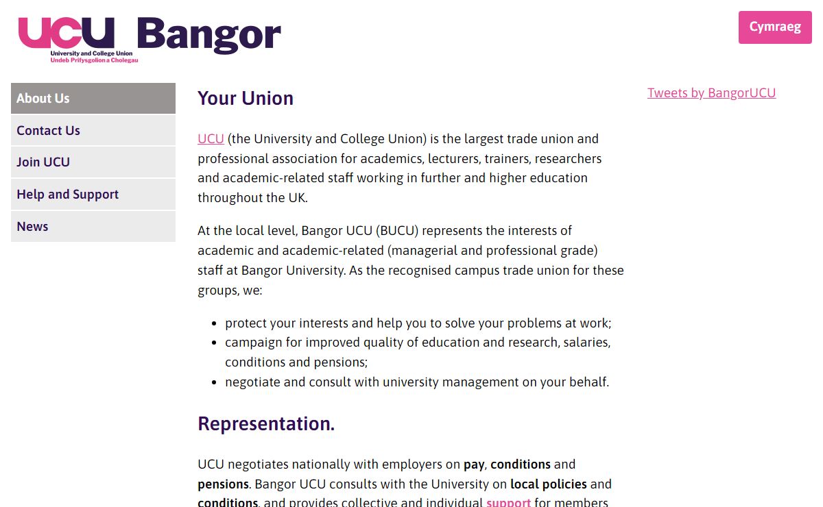 UCU Bangor