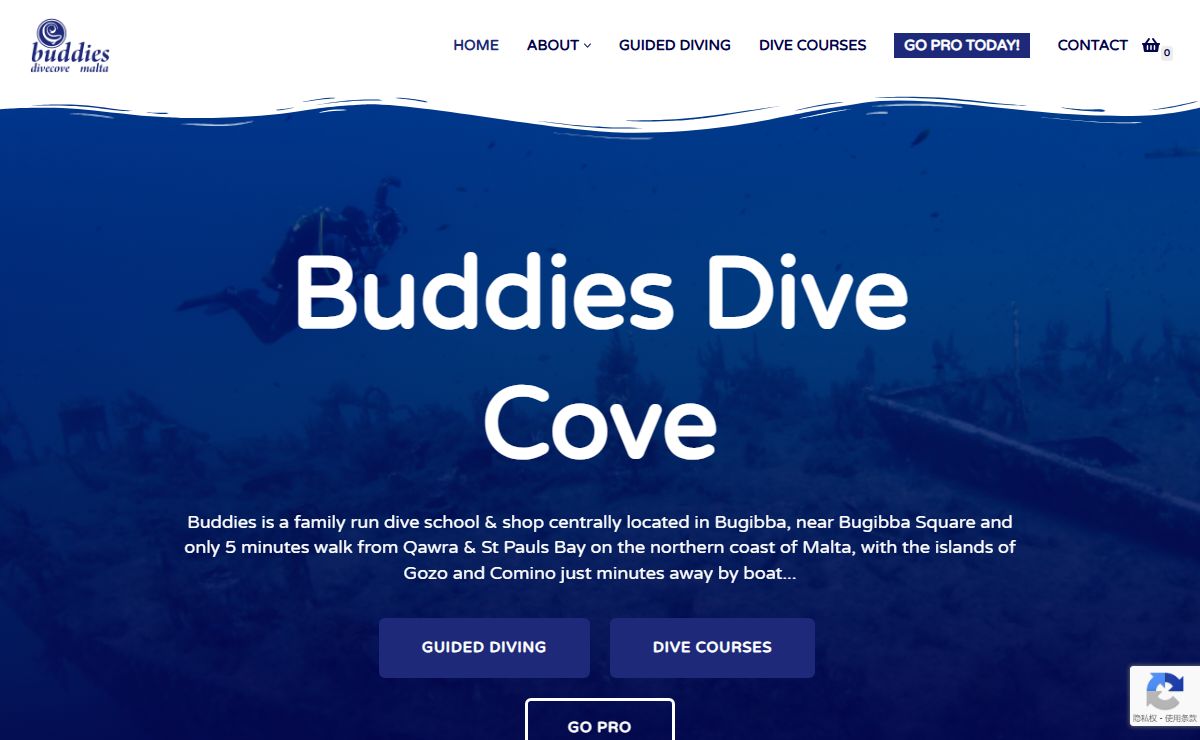 Buddies Dive Cove Malta – Diving in Malta