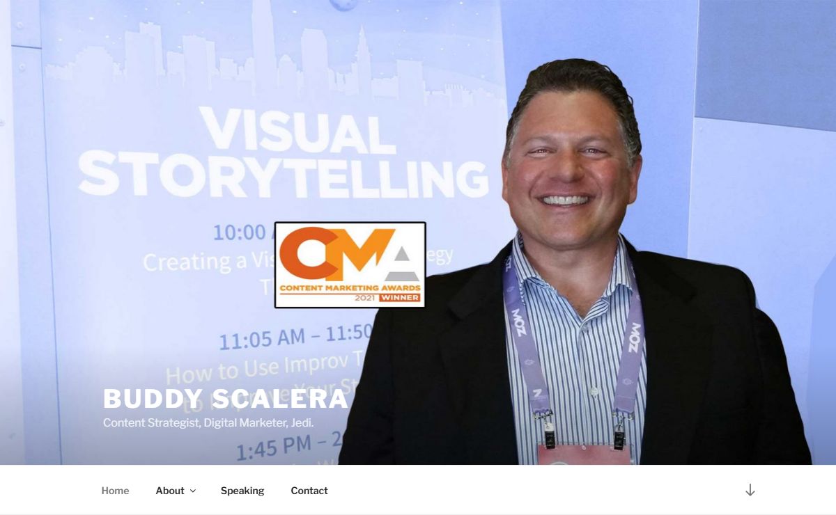 Buddy Scalera – Content Strategist, Digital Marketer, Jedi.
