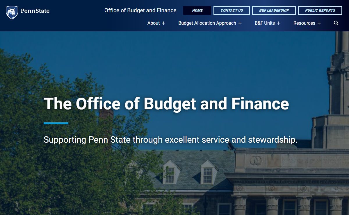 Home Page | Office of Budget and Finance