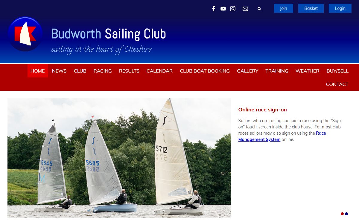 Home : Budworth Sailing Club