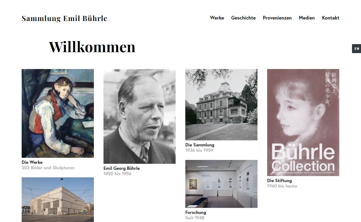 Willkommen · Stiftung Sammlung E.G. Bührle