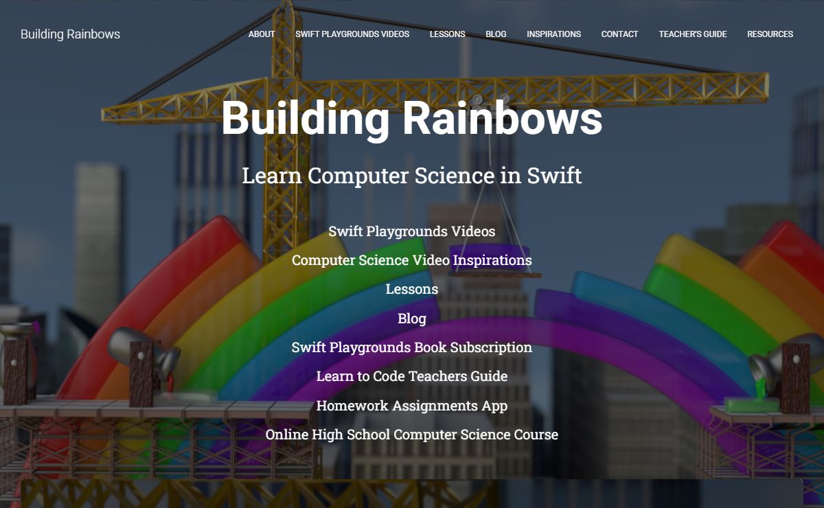 Building Rainbows – Learn Computer Science with Swift