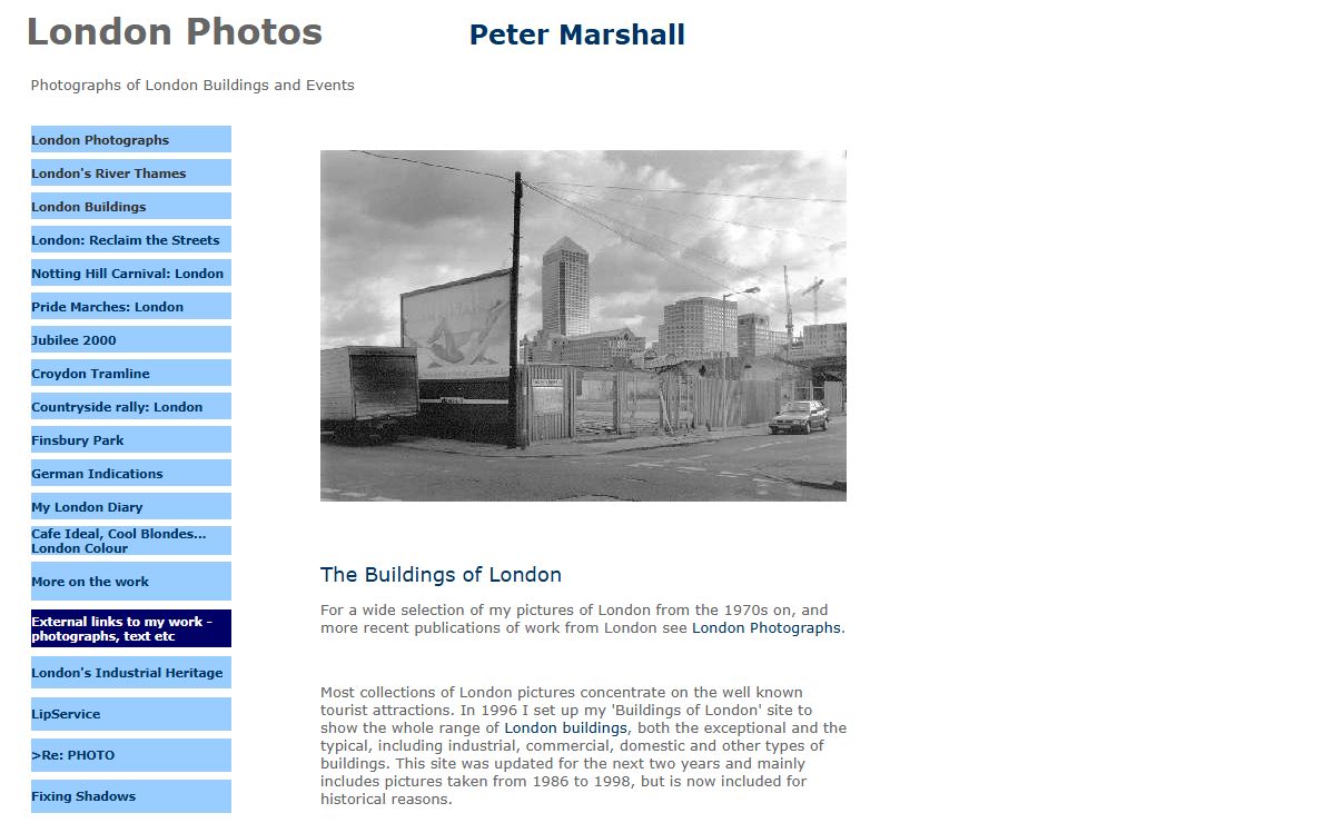 London Photos - Peter Marshall - London Photographs