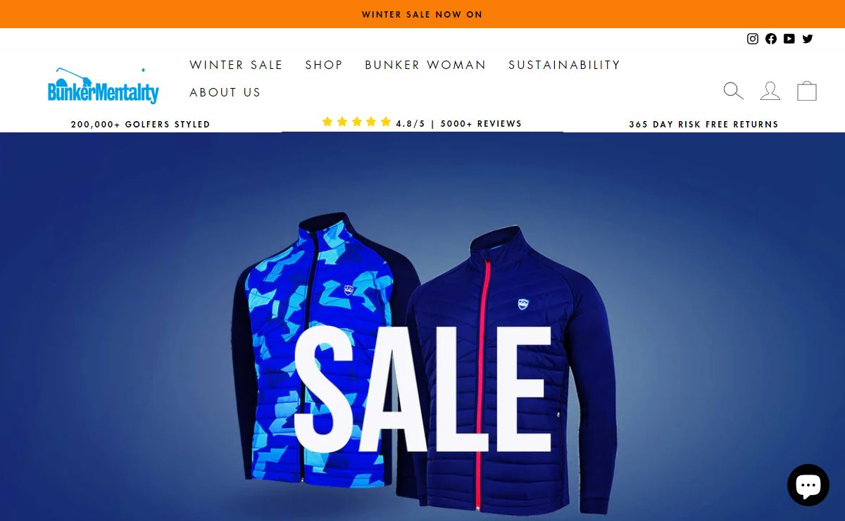 Bunker Mentality Golf Clothing & Accessories | Style Matters