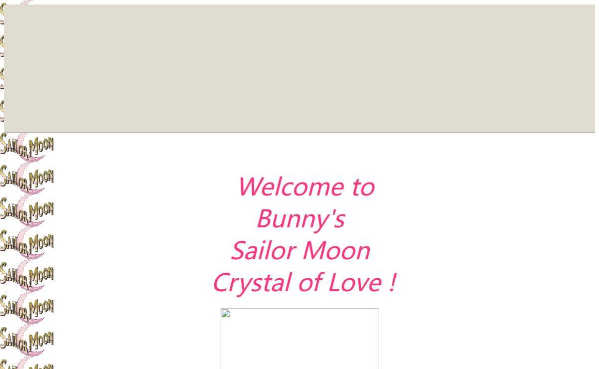 Bunnys Sailor Moon Crystal of Love