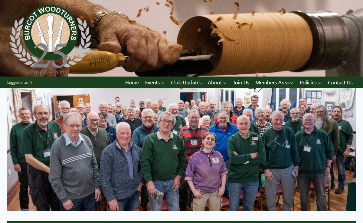 A Welcome from our Chairman - Burcot Woodturners